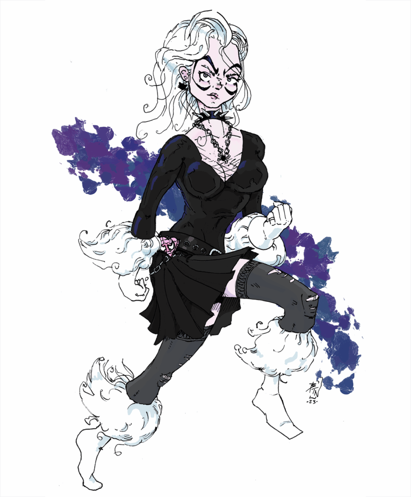 Black Cat / Felicia fanart by Bret Norwood
