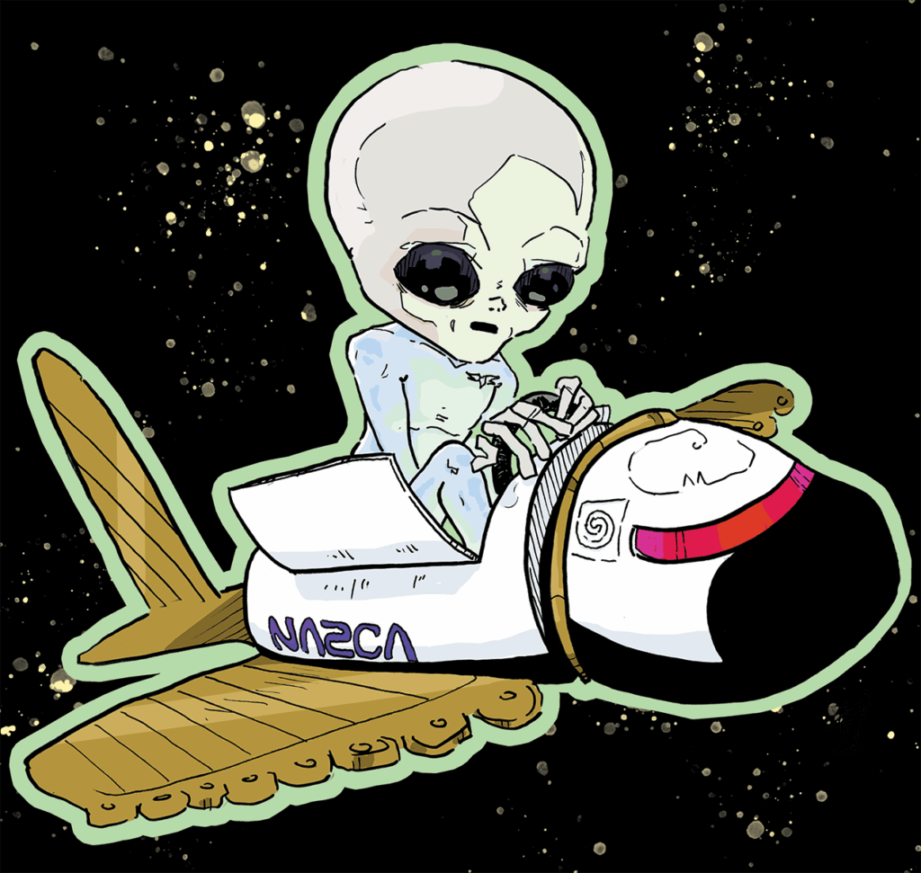 Ufocore Art by Bret Norwood NAZCA Space Agency