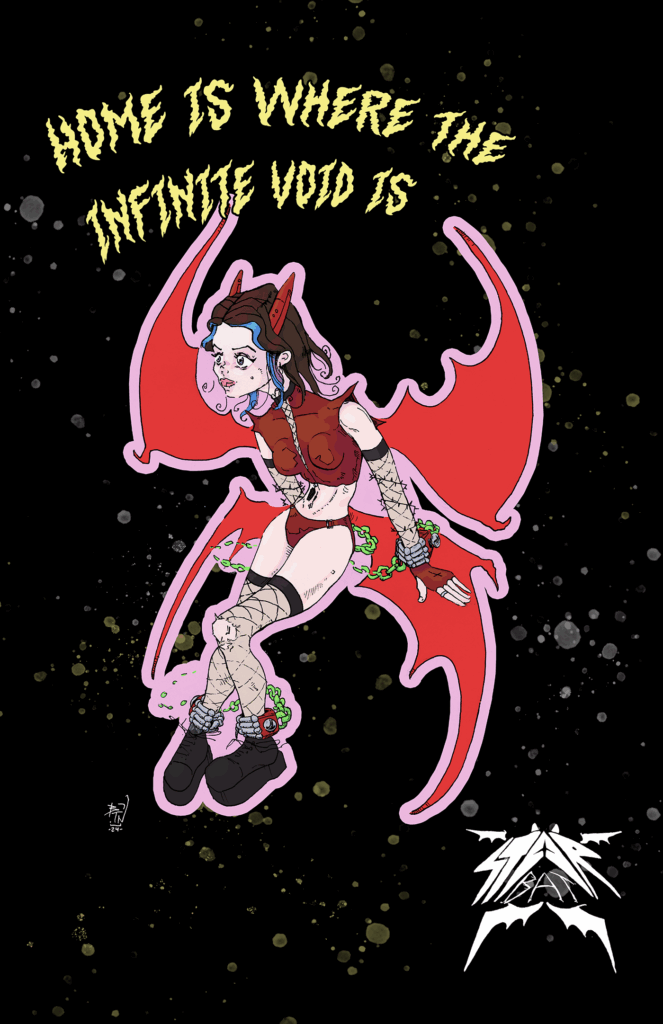 Starbat "Home is Where the Infinite Void Is" Poster by Bret Norwood