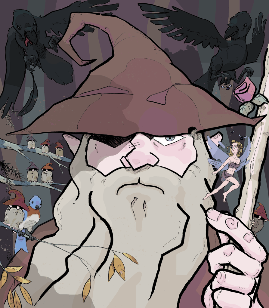 Father of Us All Gnome Art by Bret Norwood