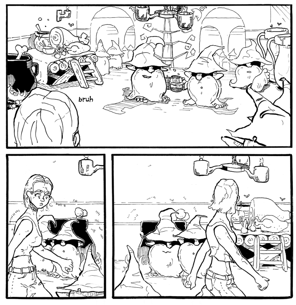 Gnomic Comics: "Gnome Gnight" by Bret Norwood in Strange on the Range vol 2