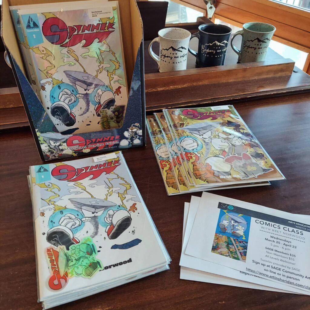 Spinner Comics for Sale at Java Moon, Sheridan WY | Bret Norwood